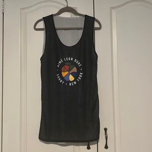Aime Leon Dore Reversible Basketball Pinnie Men’s Sz. M Dark Navy/White Mesh.